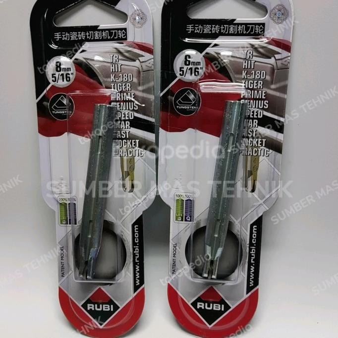 

Berkualitas MATA RUBI 8MM TR HIT K180 TIGER MATA PISAU POTONG RUBI GRANIT KERAMIK
