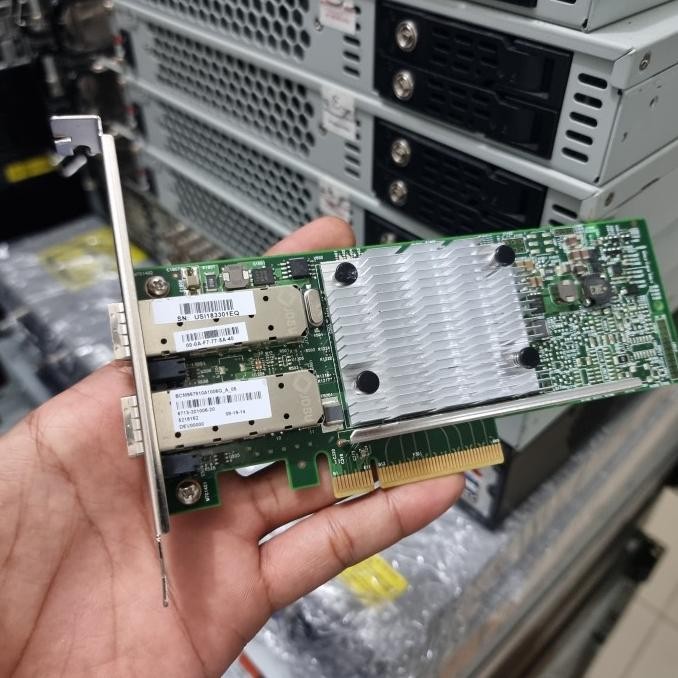 Card Sfp+ Broadcom 10GB Dual Port PCI-E SFP+ 10G Mikrotik X86 Vyos