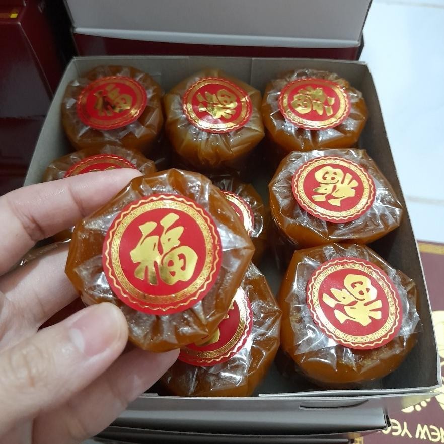 

Kue Keranjang MINI Kue Cina Khas Imlek Nian Gao Ti Kwe Sincia Isi 18 Pcs
