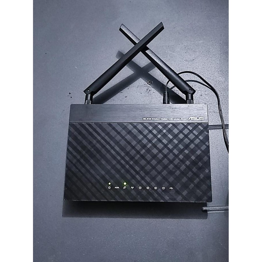 Modem ASUS Router Wireless ADSL DSL-N12U 300mbps