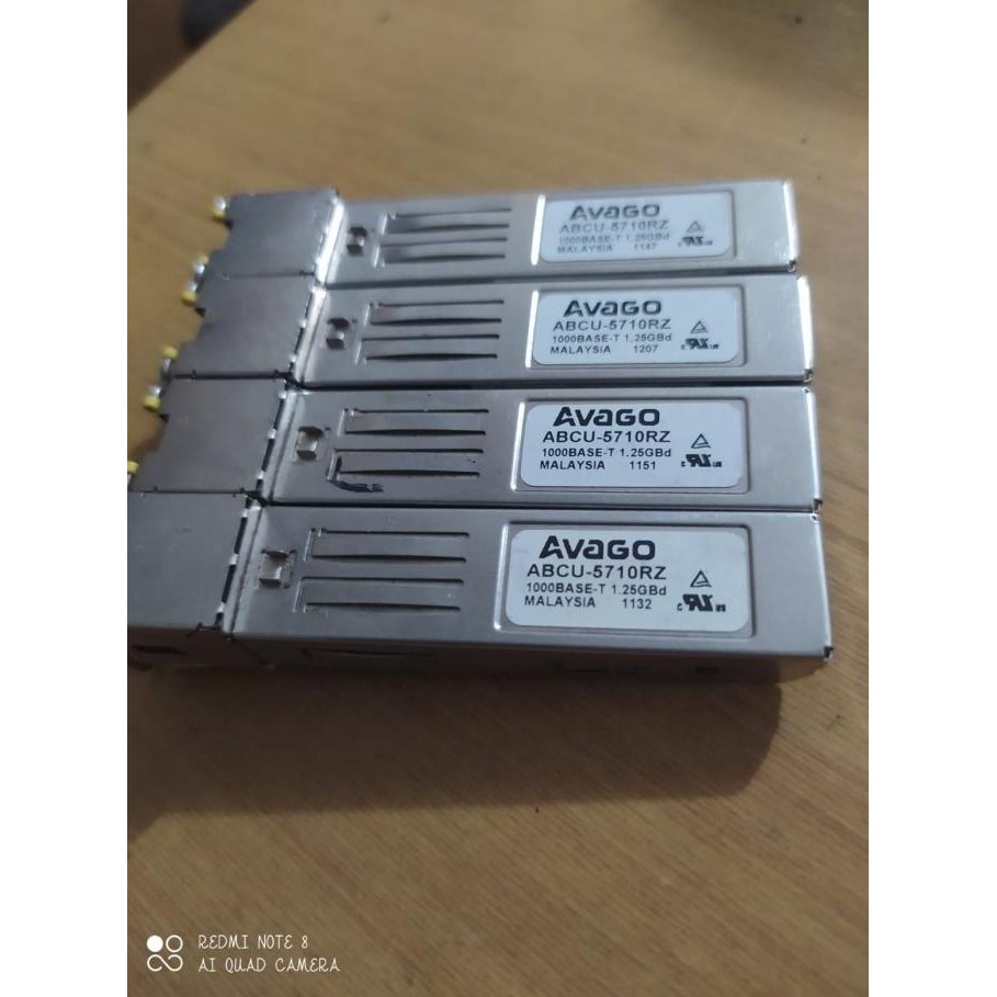 Avago ABCU-5710RZ 1000Base-T 1.25GBD Sfp to Rj45 lan