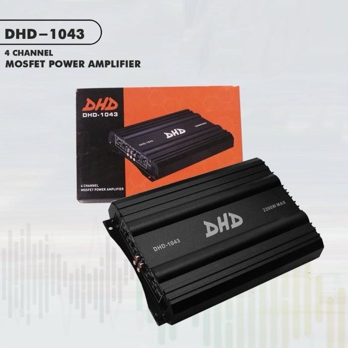 DHD Power Amplifier 4 Channel / DHD - 1045 Audio Mobil