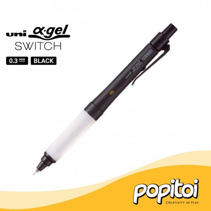 

BEBAS ONGKIR - UNI Kuru Toga Alpha Gel SWITCH Mechanical Pencil 0.3 0.5 mm Pensil