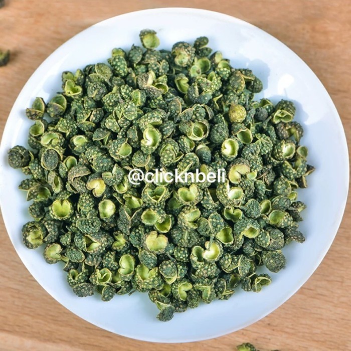 

Termurah Mala Sichuan Green Peppercorn Kering 50Gram/Baru Dan Fresh Ready