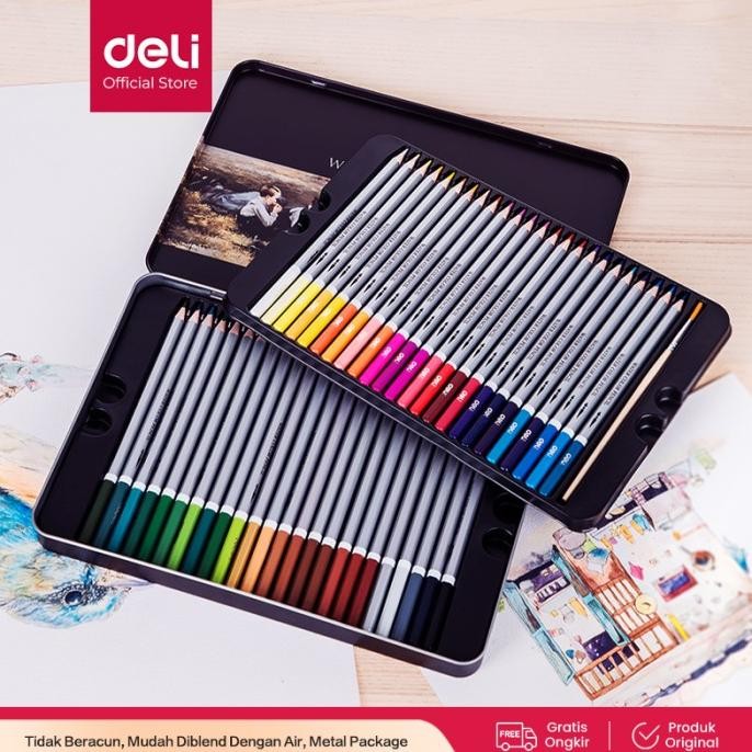 

DELI - 6523 / PENSIL WARNA AJAIB ISI 48 / ALAT LUKIS MURAH BERKUALITAS