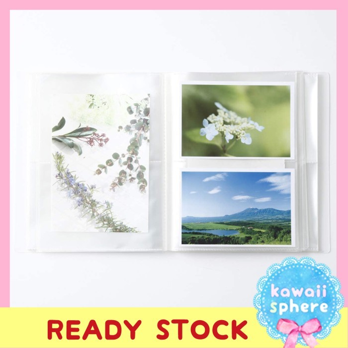 TERBARU MUJI Photo Album / Postcard Holder, 264 Pockets, Double Sided Type