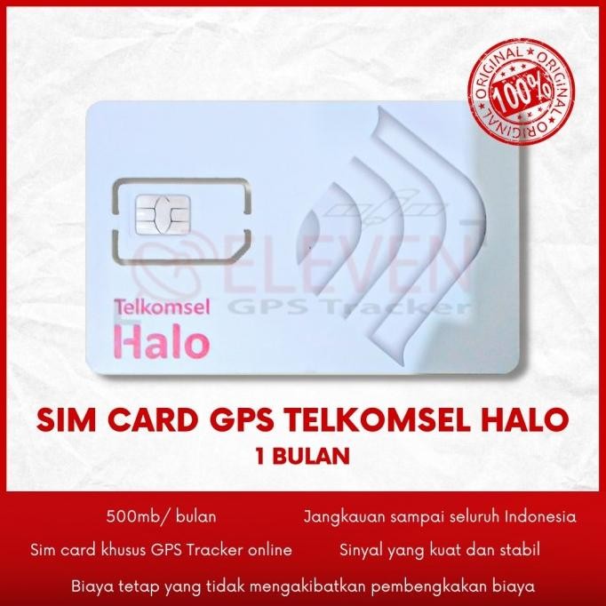 SIM CARD GPS HALO KARTU GPS KARTU TELKOMSEL HALO