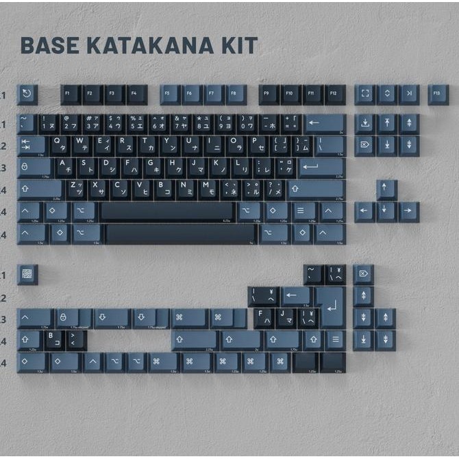 TERBARU - PBTFans SPARK - PBT Cherry Profile Doubleshot Keycaps Set - KBDFans