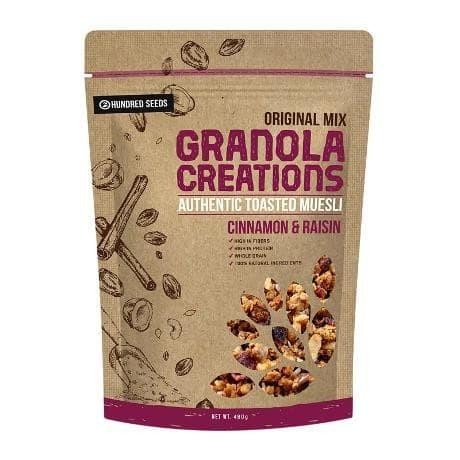 

Granola Creations Granola Cinamon Raisin 400G Kayu Manis & Kismis