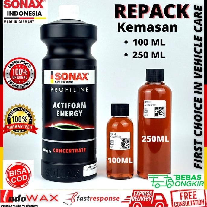 

TERSEDIA SONAX PROFILINE ACTIFOAM ENERGY REPACK ECER 100 ML - SHAMPO MOBIL FOAM