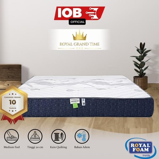 

TERSEDIA KASUR BUSA ROYAL FOAM GRAND TIME / KASUR DOUBLE SIZE GARANSI 10 TAHUN