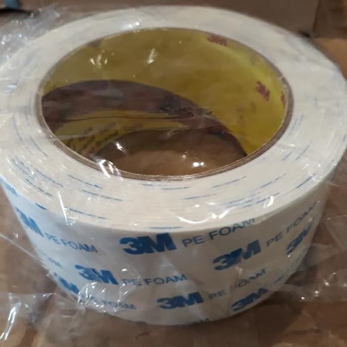 

TERSEDIA DOUBLE TAPE 3M PE FOAM WHITE 48MM X 4MTR