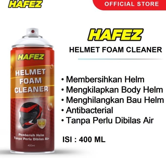 

TERSEDIA FOAM PEMBERSIH HELM & MENGHILANGKAN BAU HELM HAFEZ HELMET FOAM CLEANER