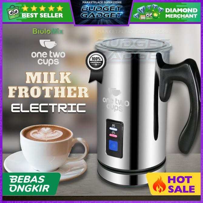 

TERSEDIA BIOLOMIX ELECTRIC MILK FROTHER PEMBUAT BUSA SUSU FOAM KOPI ONE TWO CUP