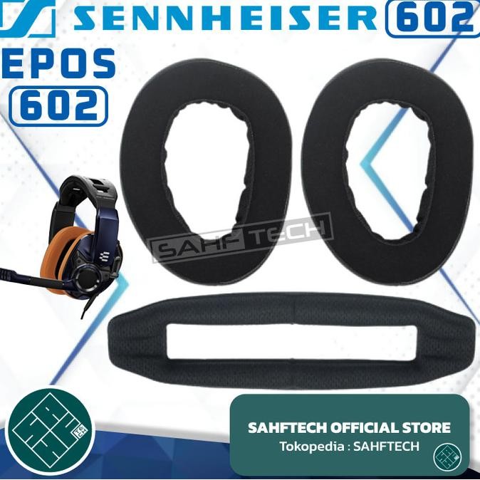 

TERSEDIA EARPAD SENNHEISER EPOS GSP 602 GSP602 EAR PAD CUP CUSHION BUSA FOAM