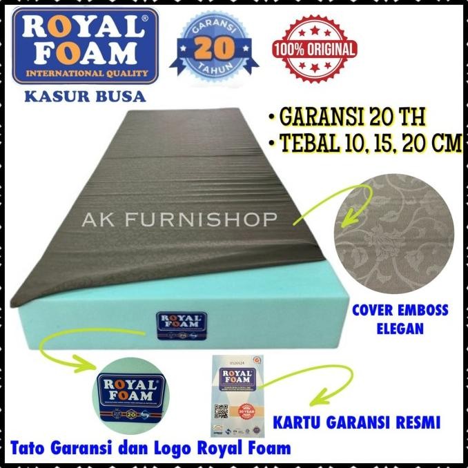 

TERSEDIA ROYAL FOAM KASUR BUSA GARANSI 20 TAHUN - DENSITY 24