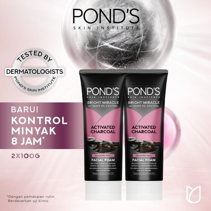

TERSEDIA PONDS PURE BRIGHT FACIAL FOAM - 100G TWIN PACK