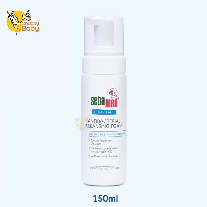 

TERSEDIA SEBAMED CLEAR FACE ANTIBACTERIAL CLEANSING FOAM 150ML