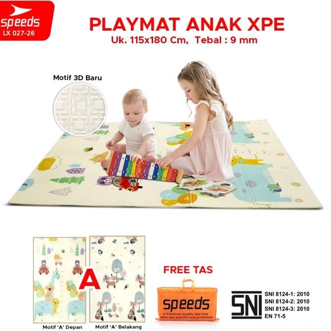 

TERSEDIA SPEEDS KARPET LIPAT PLAYMAT MATRAS BAYI ALAS BERMAIN XPE FOAM 027-26-A