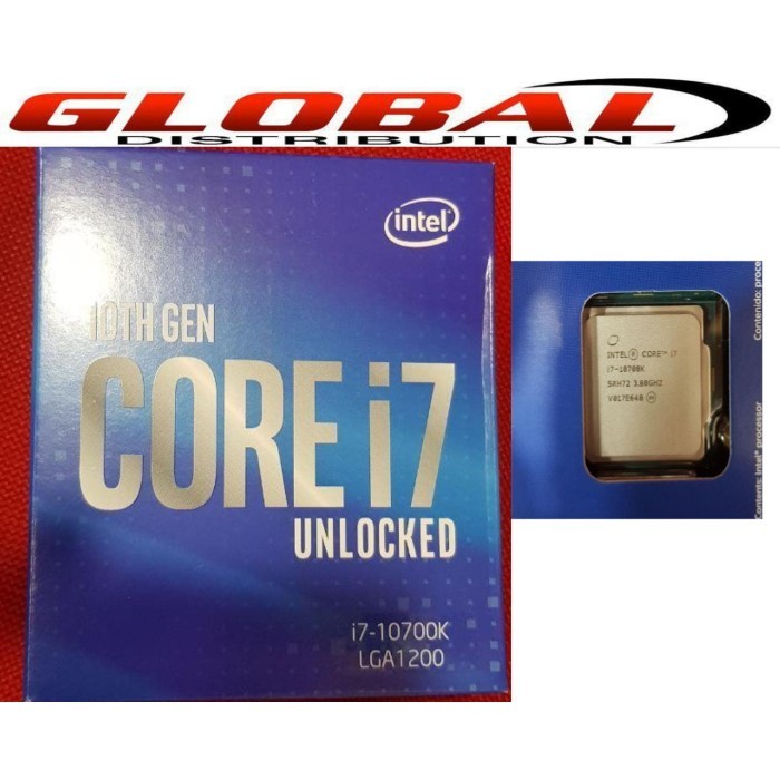 BISA GOSEND PROCESSOR INTEL I7 10700K - INTEL GEN 10TH I7 10700K 3.8GHZ- KUALITAS TERBAIK