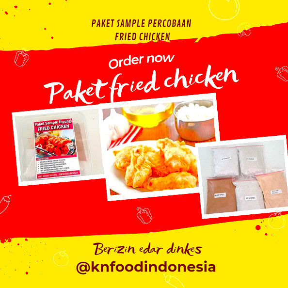 

TERBARU Paket Percobaan Tepung bumbu Fried Chicken BISA GOSEND!