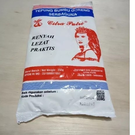 

TERBARU Tepung Putri 5 pak kemasan 250 gram PROMO!