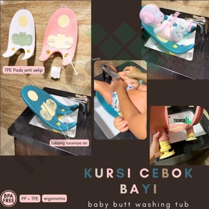 NEW Tromso Kursi Cebok Bayi / Baby Butt Washing Tub