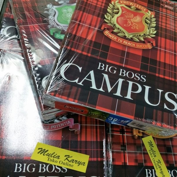 

Terlaris Buku Tulis Boxy Big Boss Campus 36 Lembar New