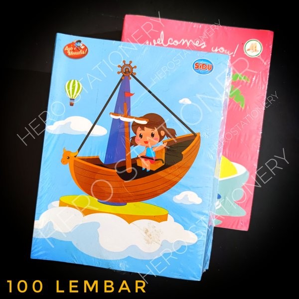 

Terlaris Buku Tulis Bergaris Aa 100 Lembar . 5 Unit New
