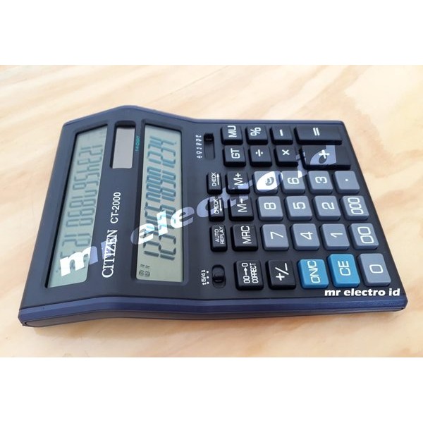 

Terlaris Kalkulator Citizen Ct 2000 - 14 Digit - Kalkulator 2 Layar New
