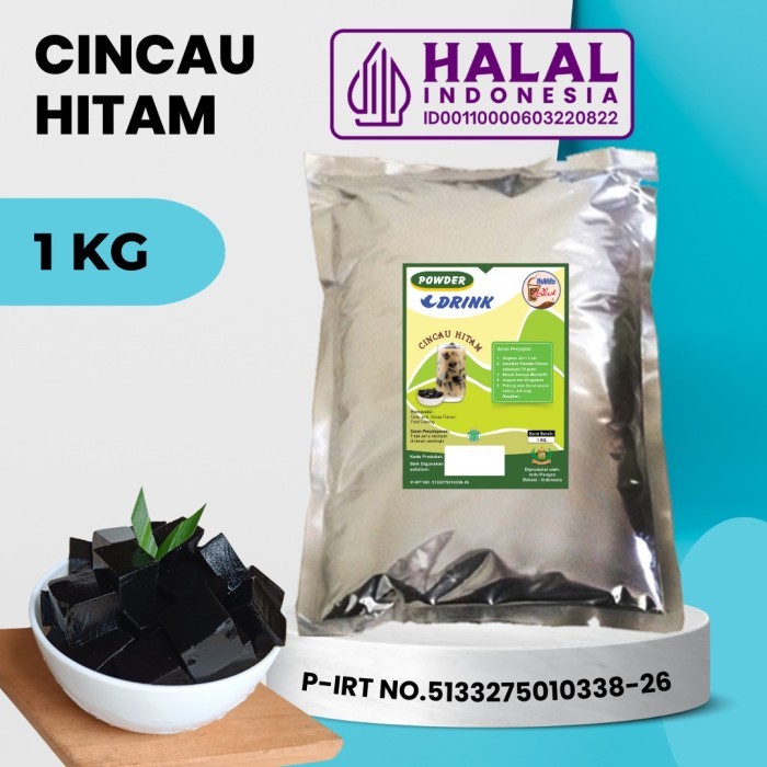 

bubuk cincau hitam 1kg powder KOMPLIT