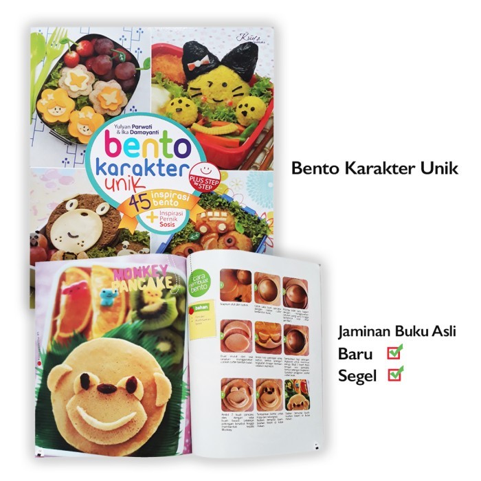 

Buku Resep Makanan Bekal Nasi Anak : BENTO KARAKTER UNIK Enak Sehat