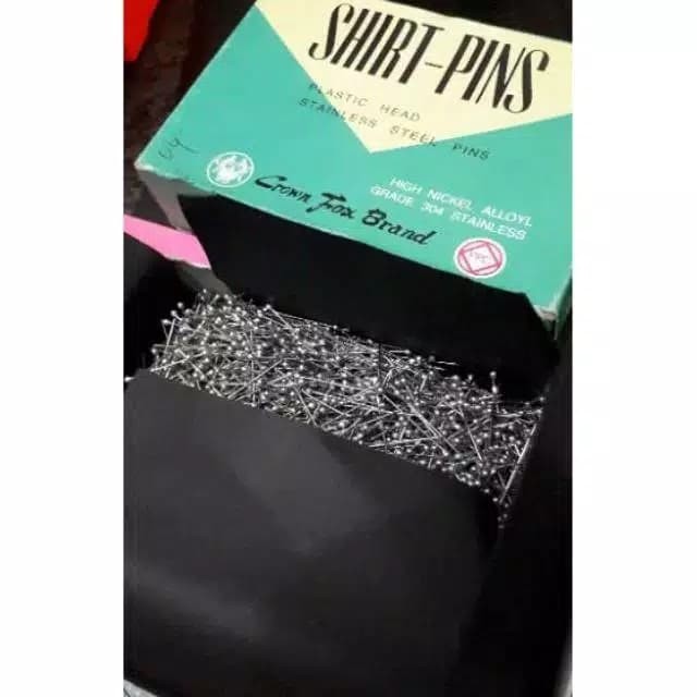 TERBARU Jarum Pentul / Jarum Pentul Jilbab / Pentul Kepala Silver Perkotak