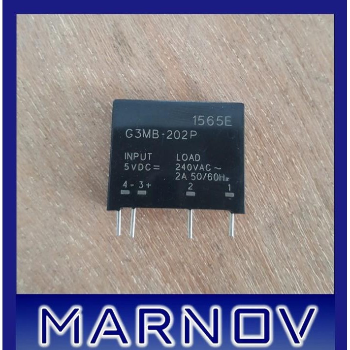 Solid State Relay G3MB-202P G3MB202P DC-AC SSR 5V DC 240V AC 2A Import Premium
