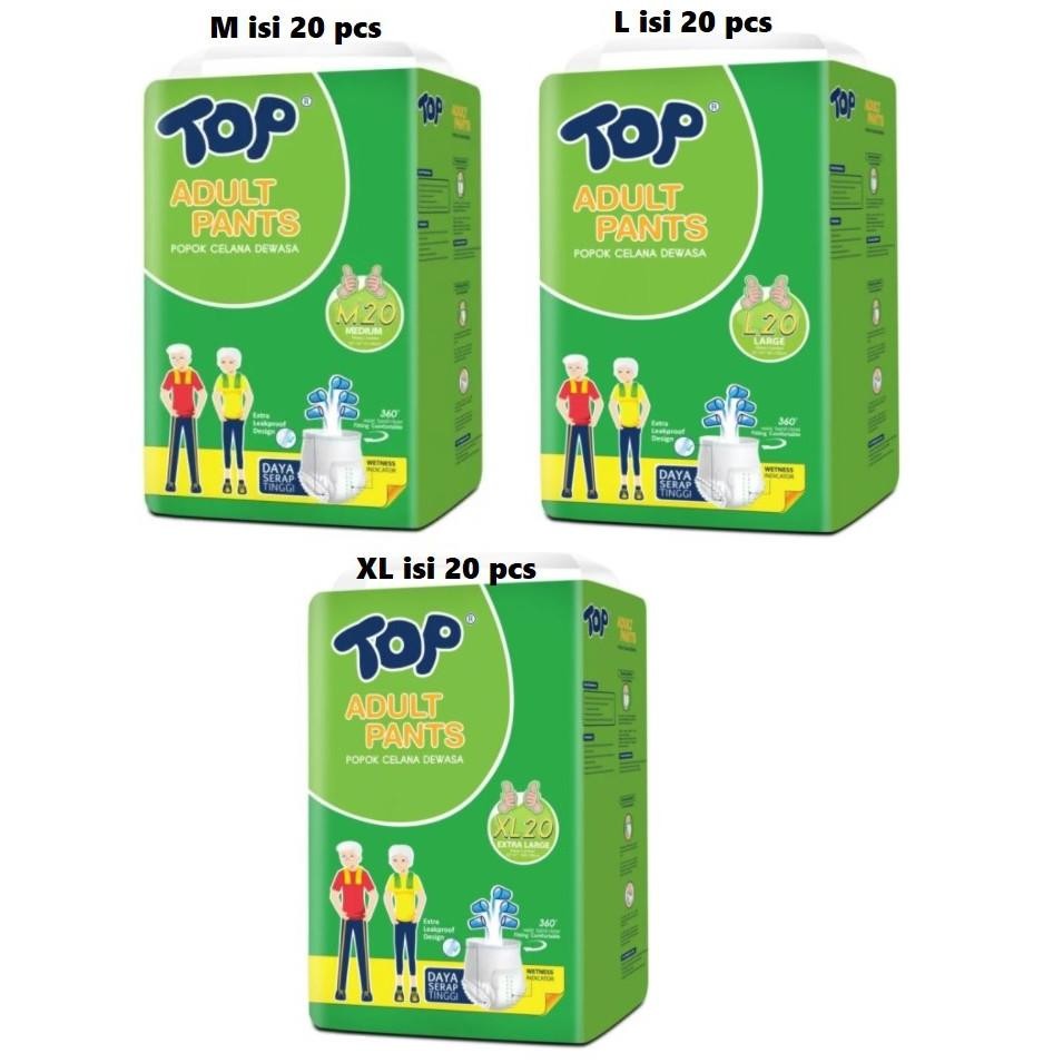 Pampers Mamypoko Popok Dewasa Top Adult Pants Size M20/L20/Xl20 / Pampes Orang Tua / Popok Celana De