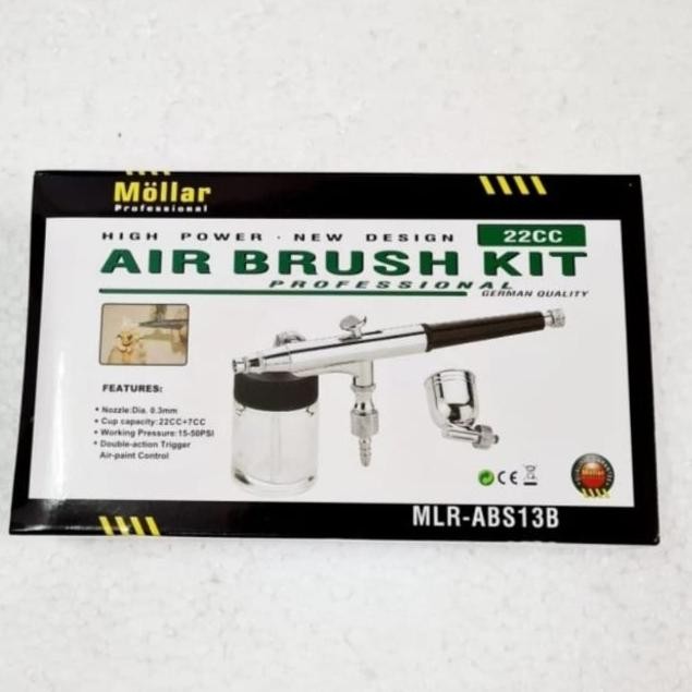 

Promo Mollar Airbrush Air Brush Kit Spet Spray Gun Lukis Art Besar TG 133B COD