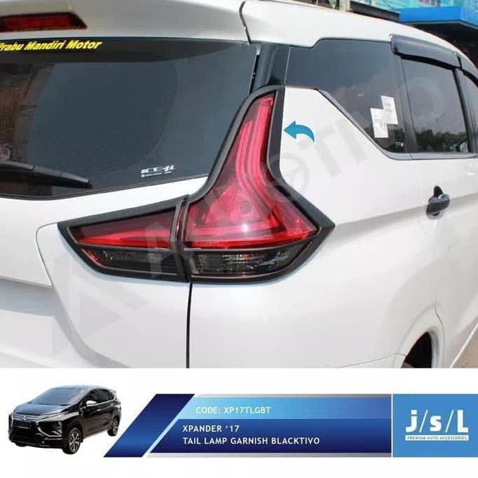 Jual Aksesoris Mobil Jsl Garnish Lampu Belakang Blacktivo Hitam Doff Mitsubisi Xpander