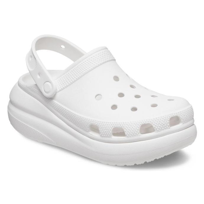 Jual Crocs / Crocs Crush Clog / Crocs Wedges / Crocs Wanita Hak Tinggi - Putih , W9