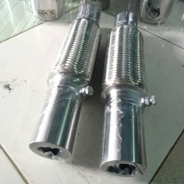 Knalpot Mobil Fleksibel Ngirngir Untuk Mobil Canter Dyna Dutro Dll