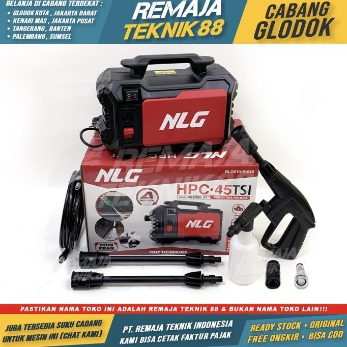 HIGH PRESSURE CLEANER NLG HPC 45 TSI HPC 40 TS MESIN STEAM CUCI MOBIL CUCI AC NLG HPC 45TSI HPC 40TS