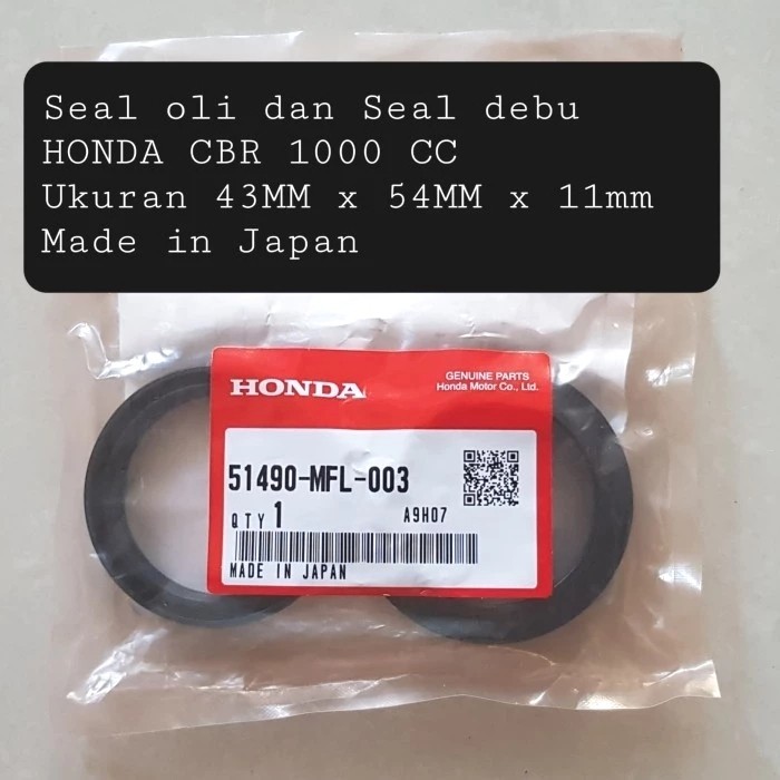 Seal Shock Oli Seal Debu Honda Cbr 1000 43Mmx54Mm