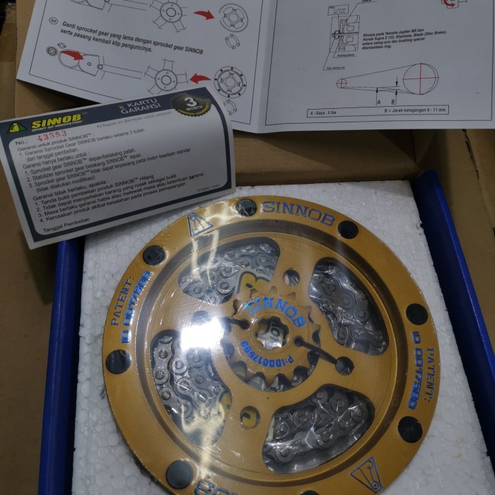 Gear Set Sinnob Megapro Gold