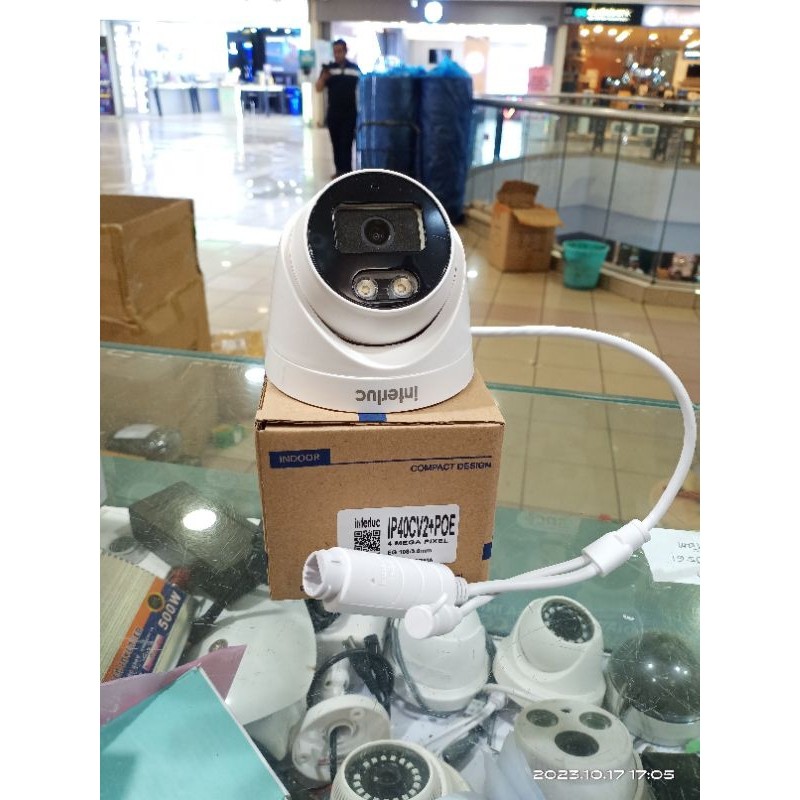 IP Camera Edge IP40X-POE Asli 4MP CCTV Indoor Onvif NVR