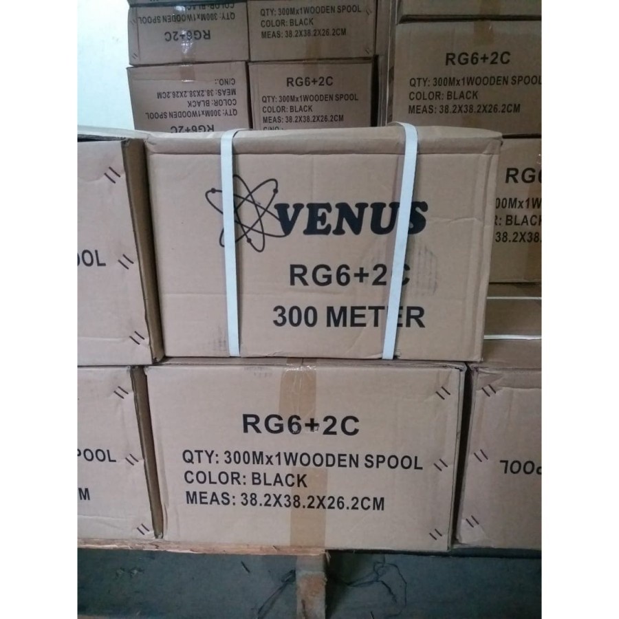 Kabel CCTV RG6+Power Venus 300 mtr / Kabel Coaxial Camera CCTV RG6+P