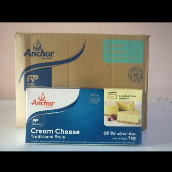 

FREE ONGKIR KHUSUS GRAB / GOJEK anchor cream cheese 1kg Kode 1197