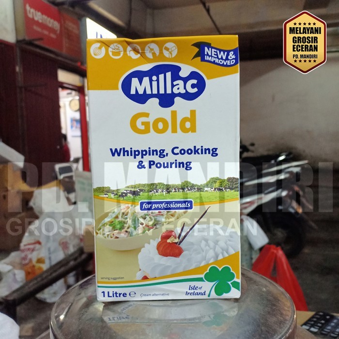 

TERUJI MILLAC GOLD 1Ltr / 1 Ltr / WHIPPING COOKING POURING / CREAM / KRIM Kode 751