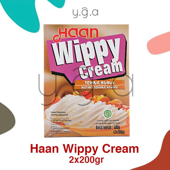 

TERJAMIN Haan Wippy Cream / Whip Cream / Krim Bubuk 400gr Kode 590