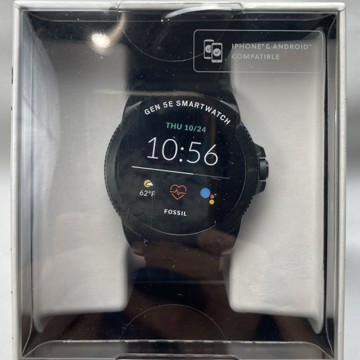 Fossil Ftw4047 Gen 5E Smartwatch Black Silicone Gratis Ongkir