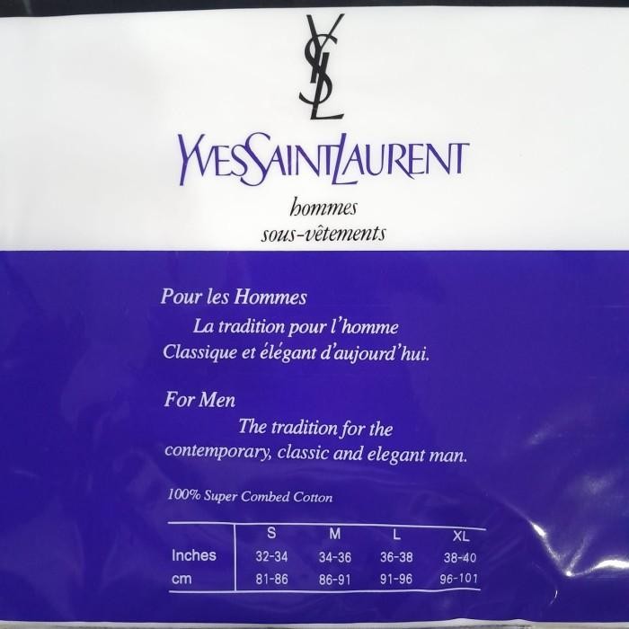 Kaos Dalam Pria Branded V Neck - Putih