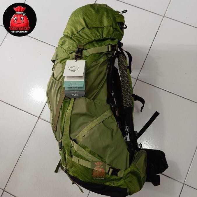 osprey atmos ag 50 include rain cover Carrier tas gunung adventure